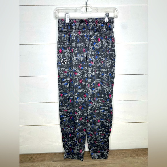 Vintage Otomix Sport Baggy Workout Pants Jogger Abstract Print Gray Size Medium - Picture 1 of 6